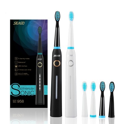 Seago Wholesale SEAGO 958  USB Rechargeable Electric Toothbrush  Manufacturer