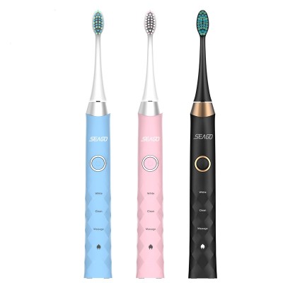 SEAGO Wholesale  SG987  rechargeable sonic  electric toothbrush manufacturer with wireless charger