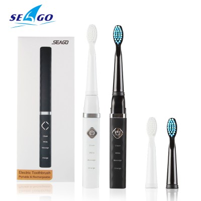 SEAGO Wholesale SG515 TRAVEL USB Rechargeable Portable Electric Sonic Automatic Toothbrush