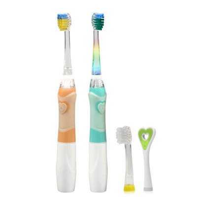 SG977  China  Manufacturer Waterproof  IPX7 Led light Sonic Child toothbrush