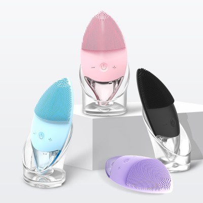 New Arrival  SG3003-2  Multi-Function Sonic Silicone Facial Cleansing Brush