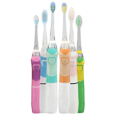 Kids Sonic Electric Toothbrush with White & colorful LED SG937