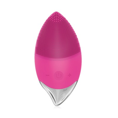 SG-3003 2018 Newest Design Sonic Soft Silicone Vibration Clear Sonic Facial Brush